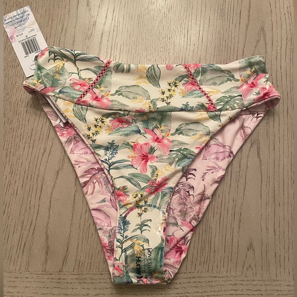 Love shack fancy Hurley collaboration swimsuit bikini bottoms size small… - Picture 6 of 7